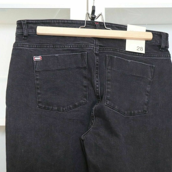 Alice + Olivia Scott Jeans Embroidered Mickey 28 - Picture 3 of 5